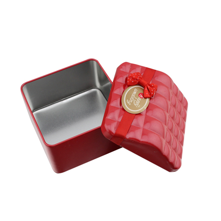 house shape designer metal tins